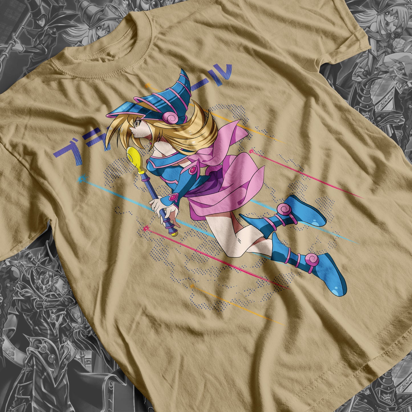 Yu-Gi-Oh! - Dark Magician Girl 03  Premium Anime Design, High Quality DTF Print, 100% Cotton Shirt