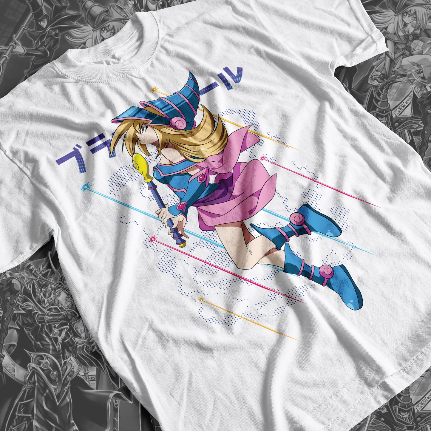 Yu-Gi-Oh! - Dark Magician Girl 03  Premium Anime Design, High Quality DTF Print, 100% Cotton Shirt