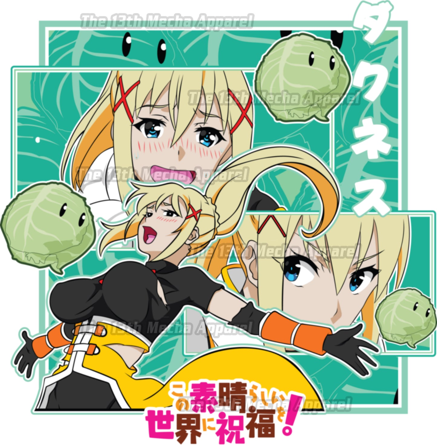 KonoSuba - Darkness 01  Premium Anime Design, High Quality DTF Print, 100% Cotton Shirt