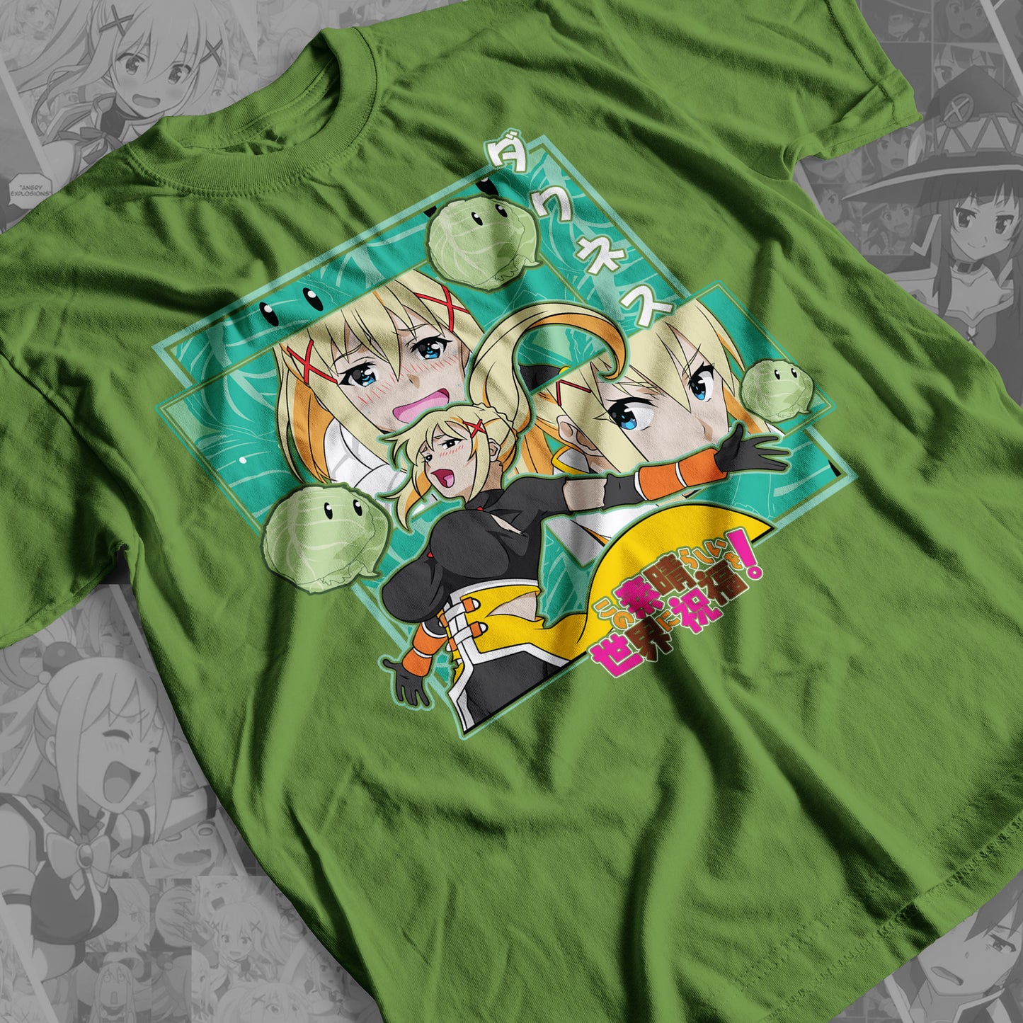 KonoSuba - Darkness 01  Premium Anime Design, High Quality DTF Print, 100% Cotton Shirt