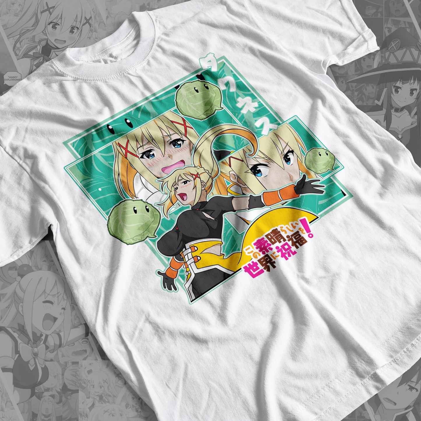 KonoSuba - Darkness 01  Premium Anime Design, High Quality DTF Print, 100% Cotton Shirt