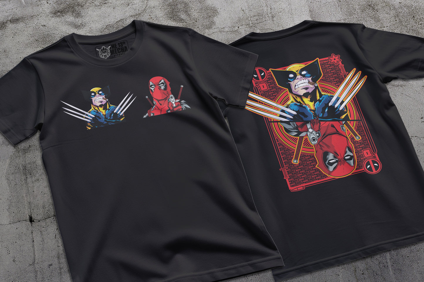 Marvel - Deadpool and Wolverine 01 Premium Anime Design, High Quality DTF Print, 100% Cotton Shirt