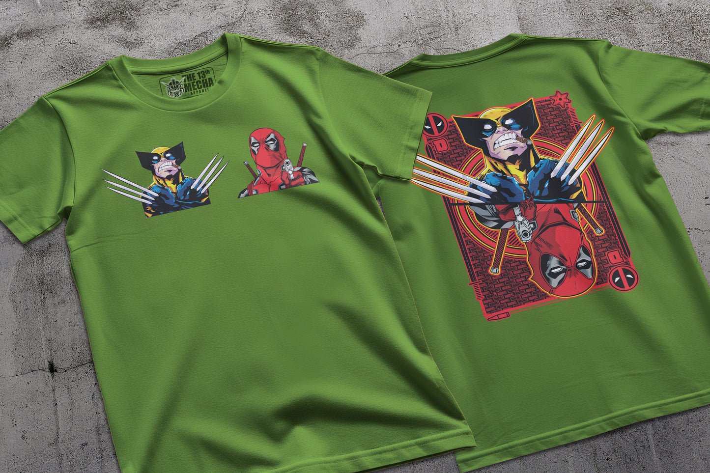 Marvel - Deadpool and Wolverine 01 Premium Anime Design, High Quality DTF Print, 100% Cotton Shirt