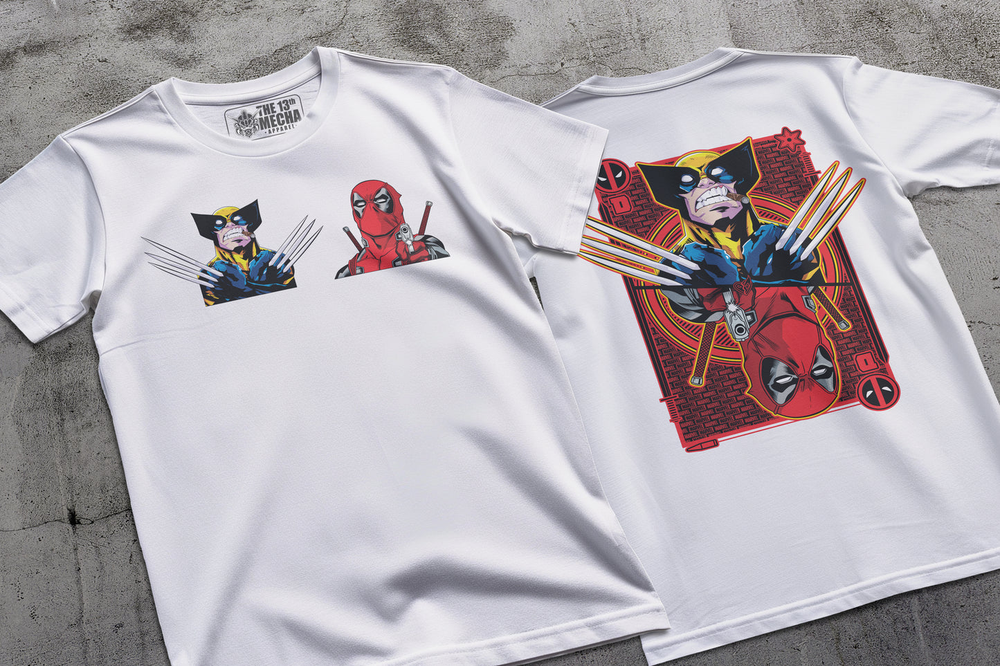 Marvel - Deadpool and Wolverine 01 Premium Anime Design, High Quality DTF Print, 100% Cotton Shirt