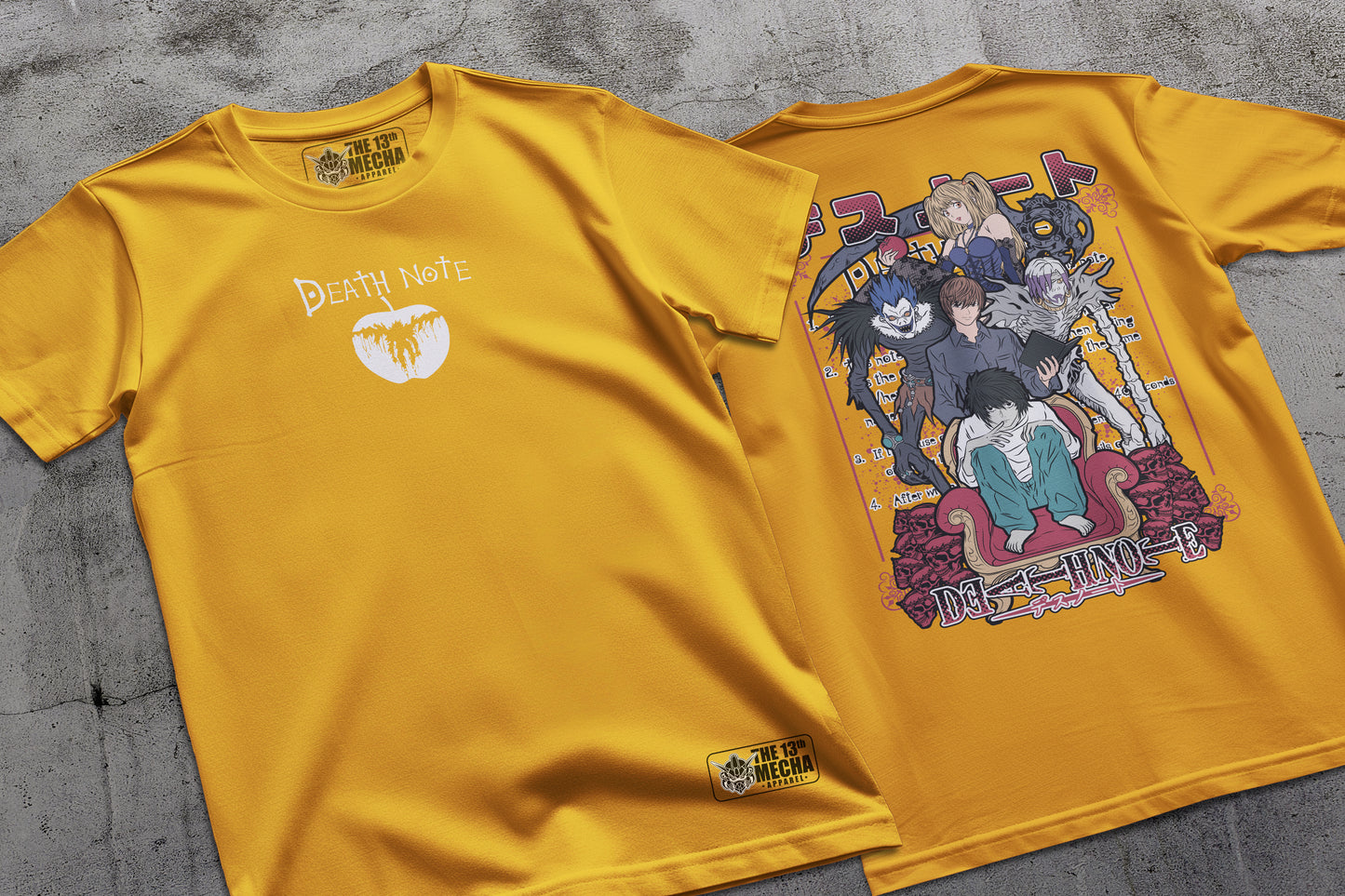 Death Note 01 Premium Anime Design, High Quality DTF Print, 100% Cotton Shirt
