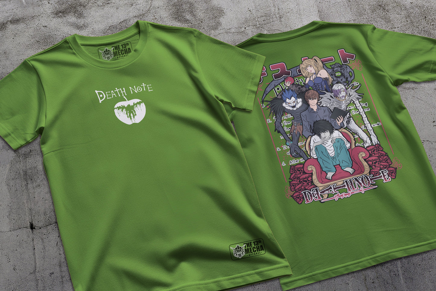 Death Note 01 Premium Anime Design, High Quality DTF Print, 100% Cotton Shirt