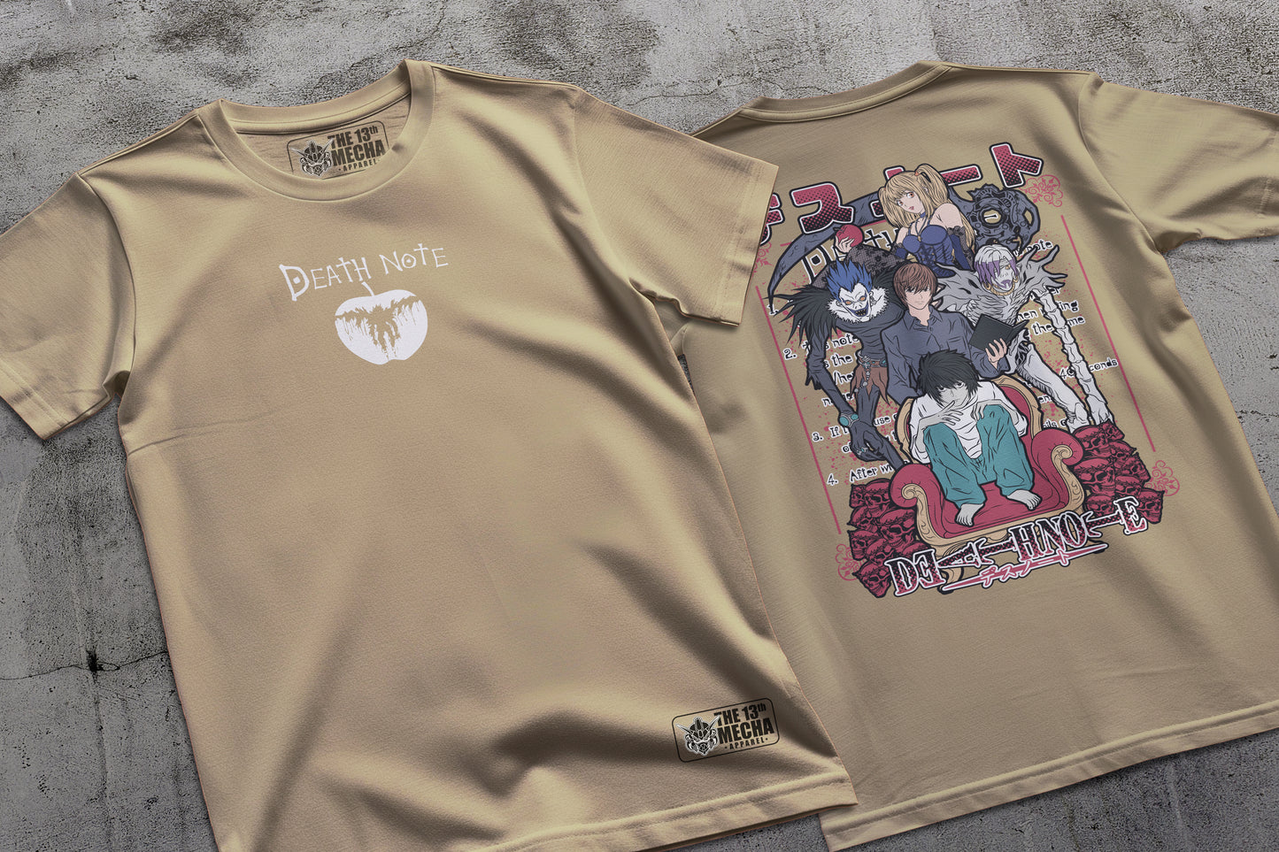 Death Note 01 Premium Anime Design, High Quality DTF Print, 100% Cotton Shirt