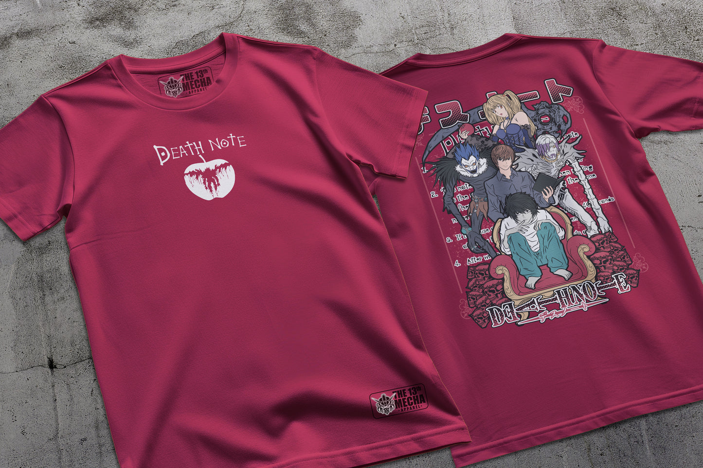 Death Note 01 Premium Anime Design, High Quality DTF Print, 100% Cotton Shirt