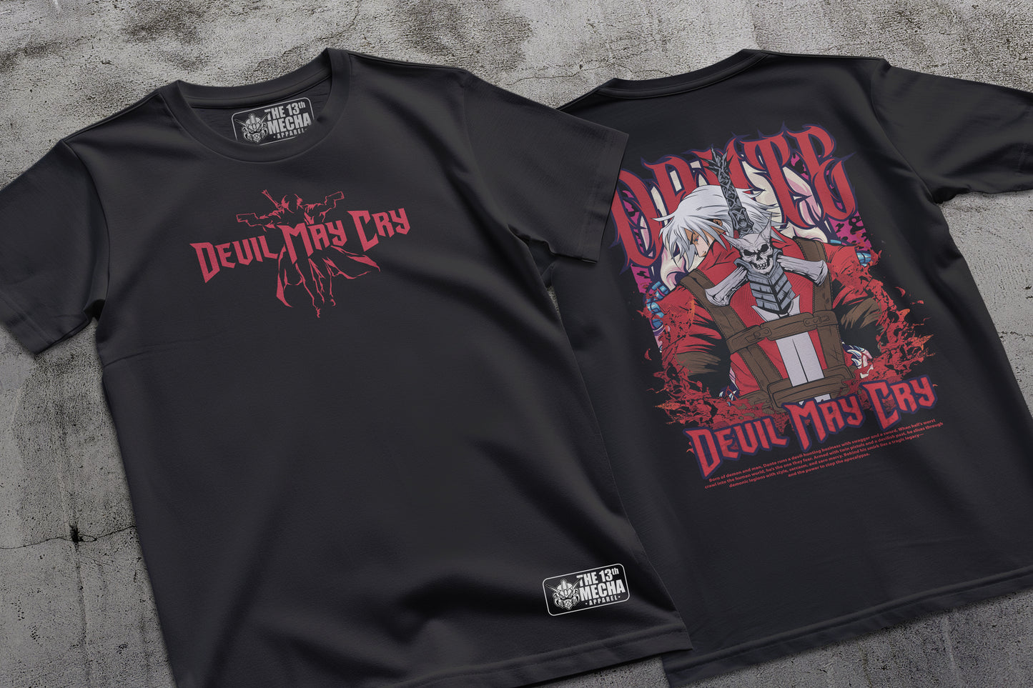 Devil May Cry - Dante 02 Premium Anime Design, High Quality DTF Print, 100% Cotton Shirt