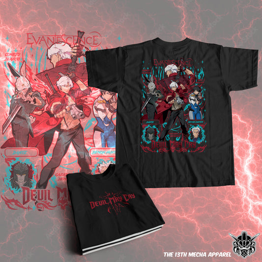 Devil May Cry - Dante 01 Premium Anime Design, High Quality DTF Print, 100% Cotton Shirt