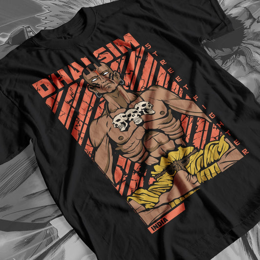 Street Fighter - Dhalsim Premium Anime Design, High Quality DTF Print, 100% Cotton Shirt