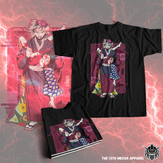 Demon Slayer - Doma 02 Premium Anime Design, High Quality DTF Print, 100% Cotton Shirt