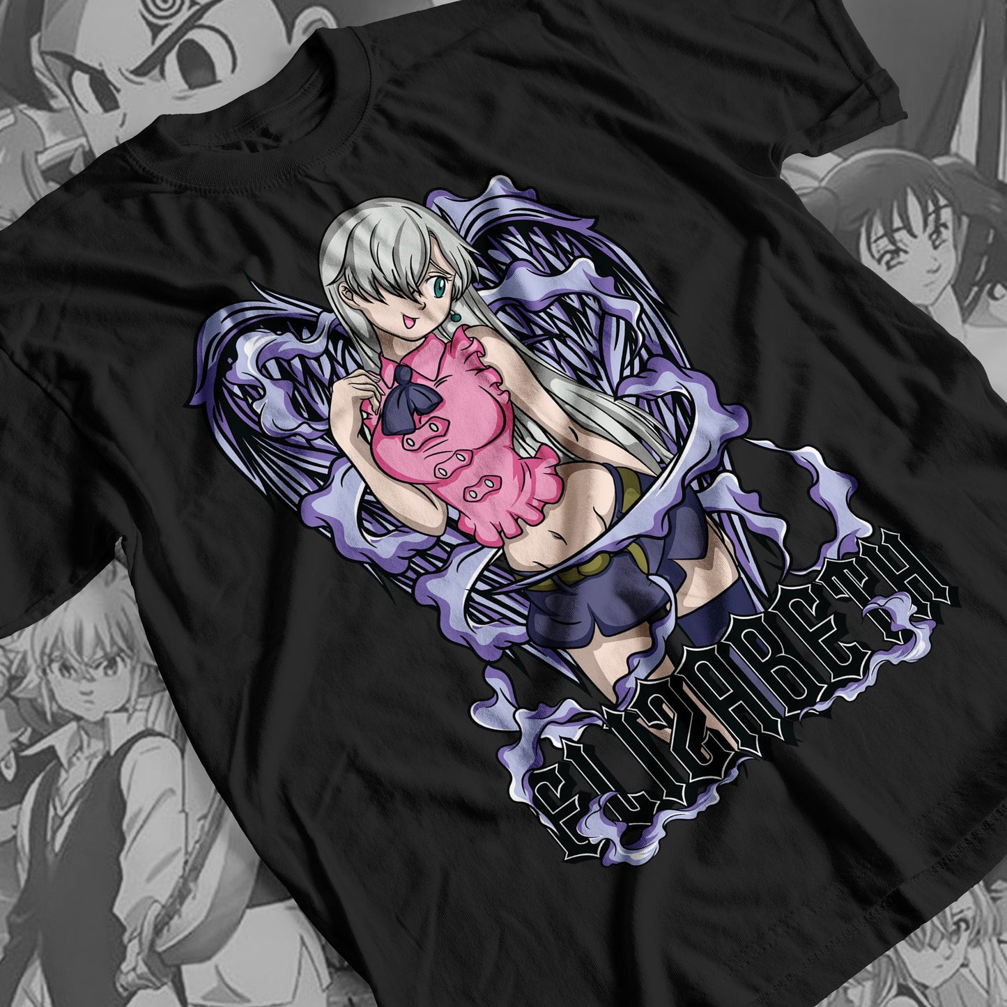 7 Deadly Sins Goddess - Elizabeth Liones 02 Premium Anime Design, High Quality DTF Print, 100% Cotton Shirt