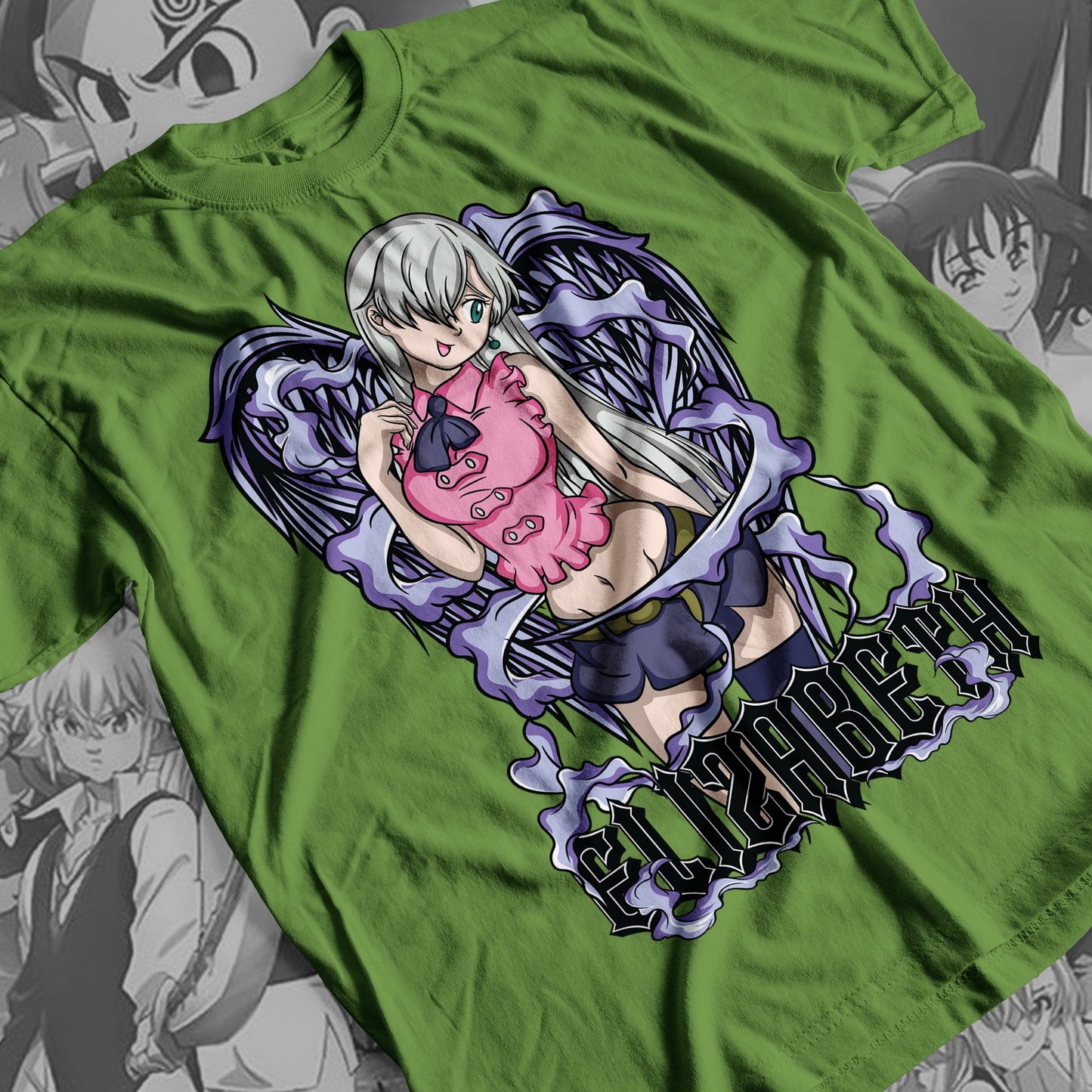 7 Deadly Sins Goddess - Elizabeth Liones 02 Premium Anime Design, High Quality DTF Print, 100% Cotton Shirt