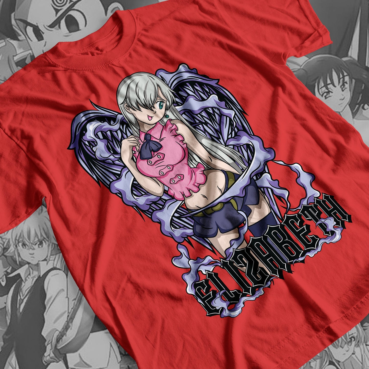 7 Deadly Sins Goddess - Elizabeth Liones 02 Premium Anime Design, High Quality DTF Print, 100% Cotton Shirt