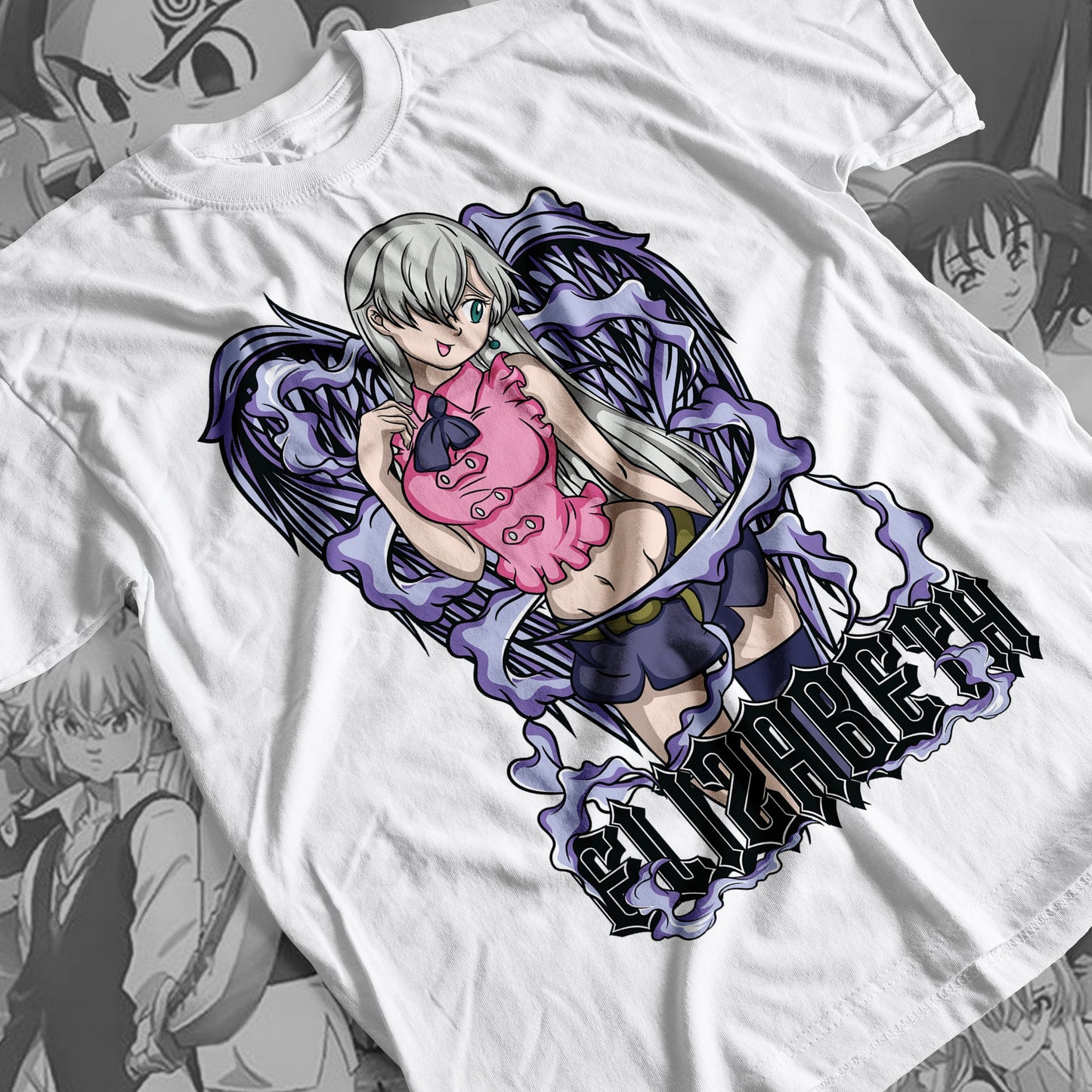 7 Deadly Sins Goddess - Elizabeth Liones 02 Premium Anime Design, High Quality DTF Print, 100% Cotton Shirt