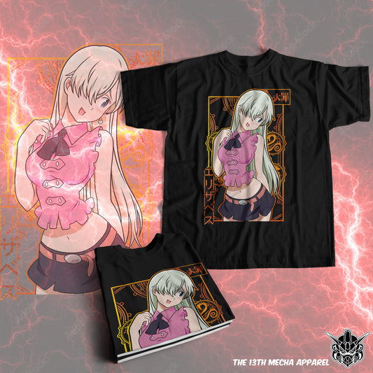 7 Deadly Sins Goddess - Elizabeth Liones 01 Premium Anime Design, High Quality DTF Print, 100% Cotton Shirt