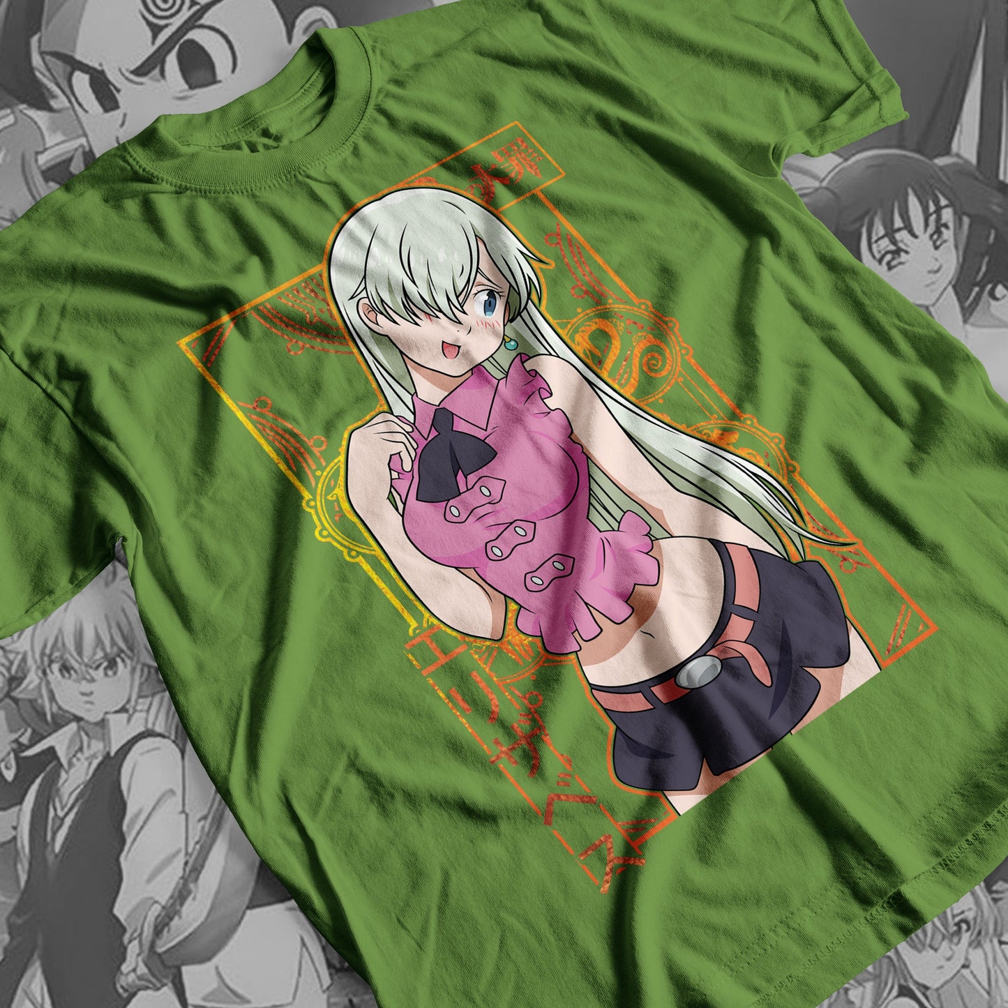 7 Deadly Sins Goddess - Elizabeth Liones 01 Premium Anime Design, High Quality DTF Print, 100% Cotton Shirt