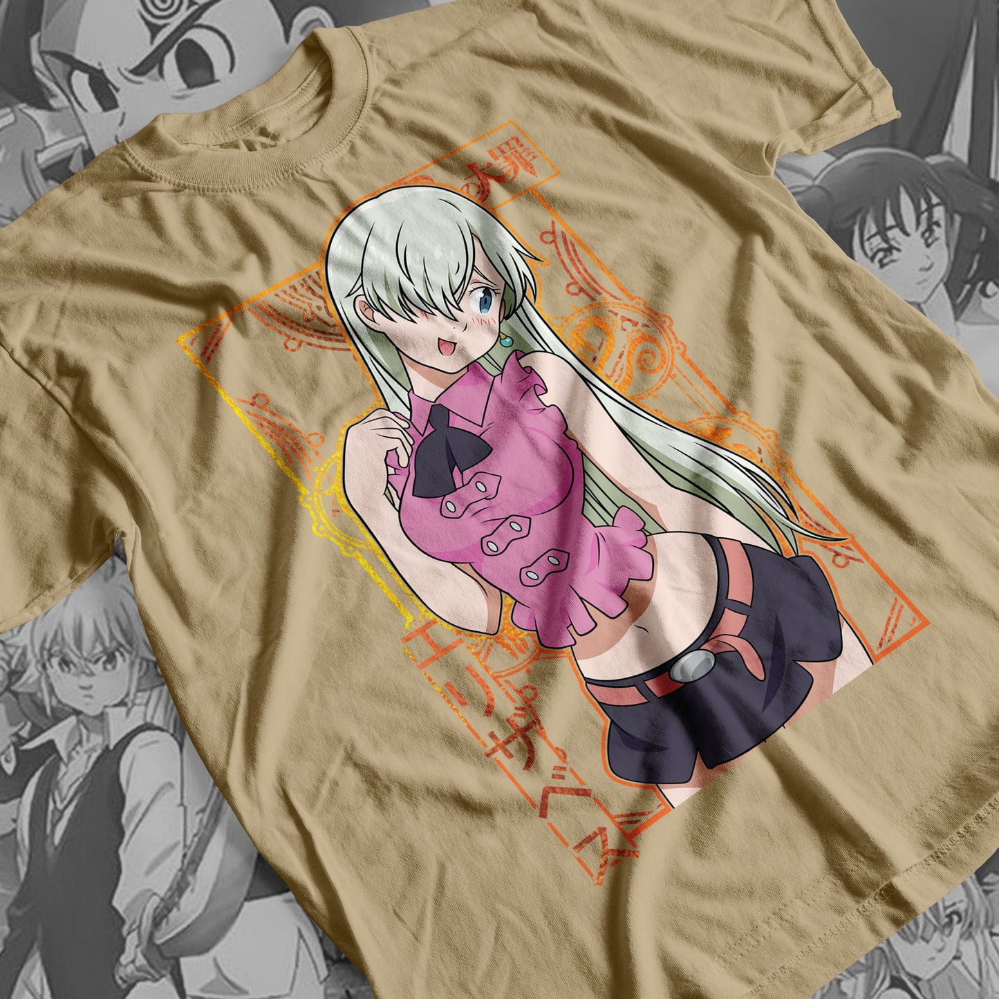 7 Deadly Sins Goddess - Elizabeth Liones 01 Premium Anime Design, High Quality DTF Print, 100% Cotton Shirt