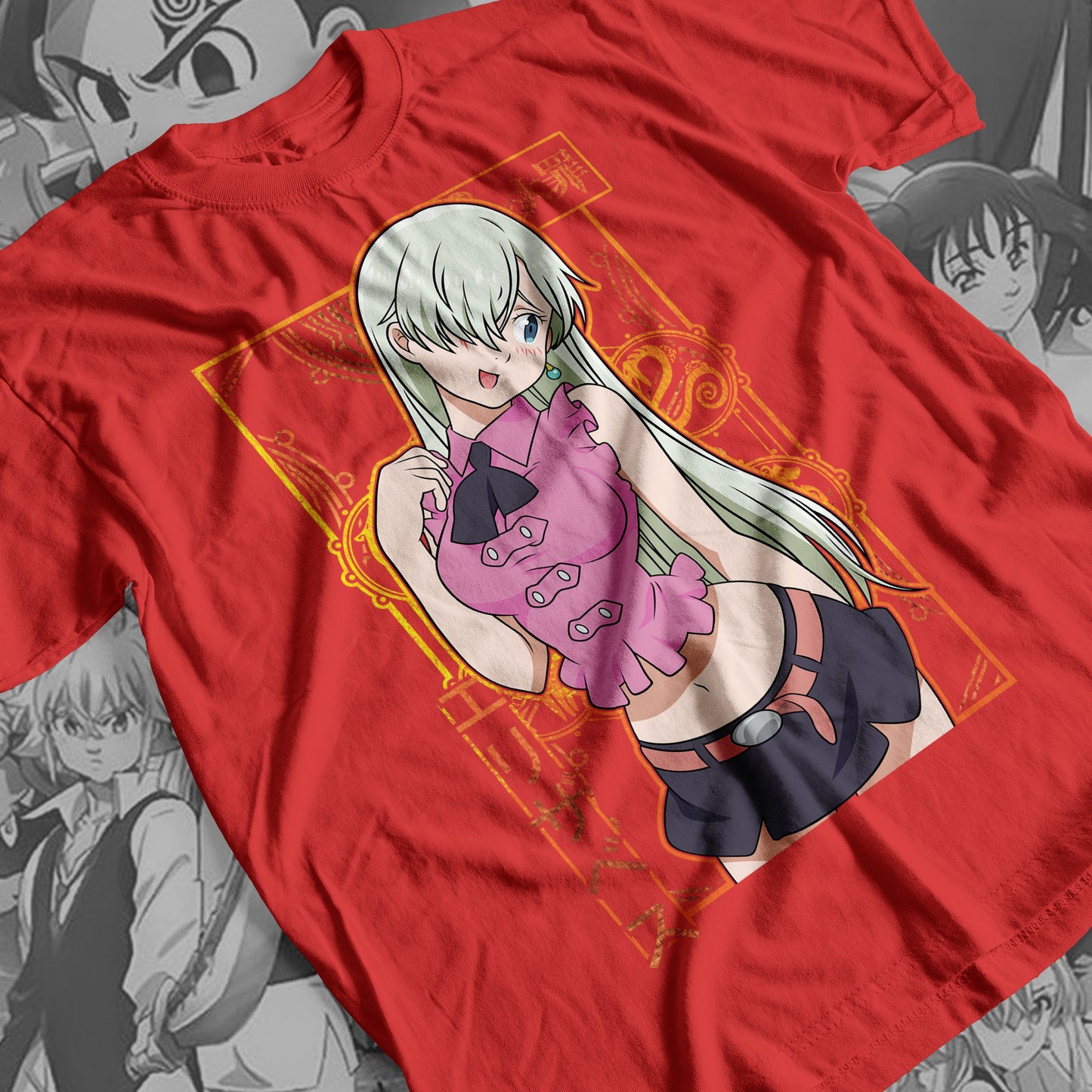 7 Deadly Sins Goddess - Elizabeth Liones 01 Premium Anime Design, High Quality DTF Print, 100% Cotton Shirt