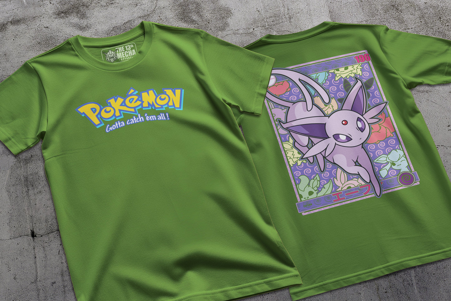 Pokemon - Espeon 01 Premium Anime Design, High Quality DTF Print, 100% Cotton Shirt