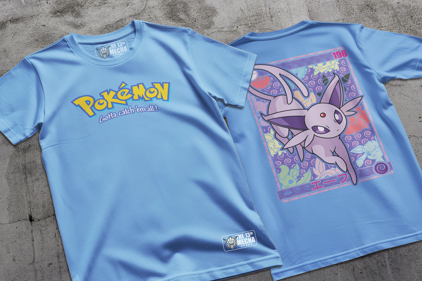 Pokemon - Espeon 01 Premium Anime Design, High Quality DTF Print, 100% Cotton Shirt