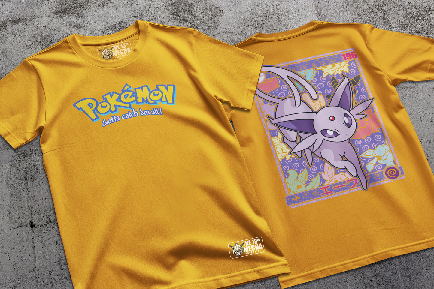 Pokemon - Espeon 01 Premium Anime Design, High Quality DTF Print, 100% Cotton Shirt