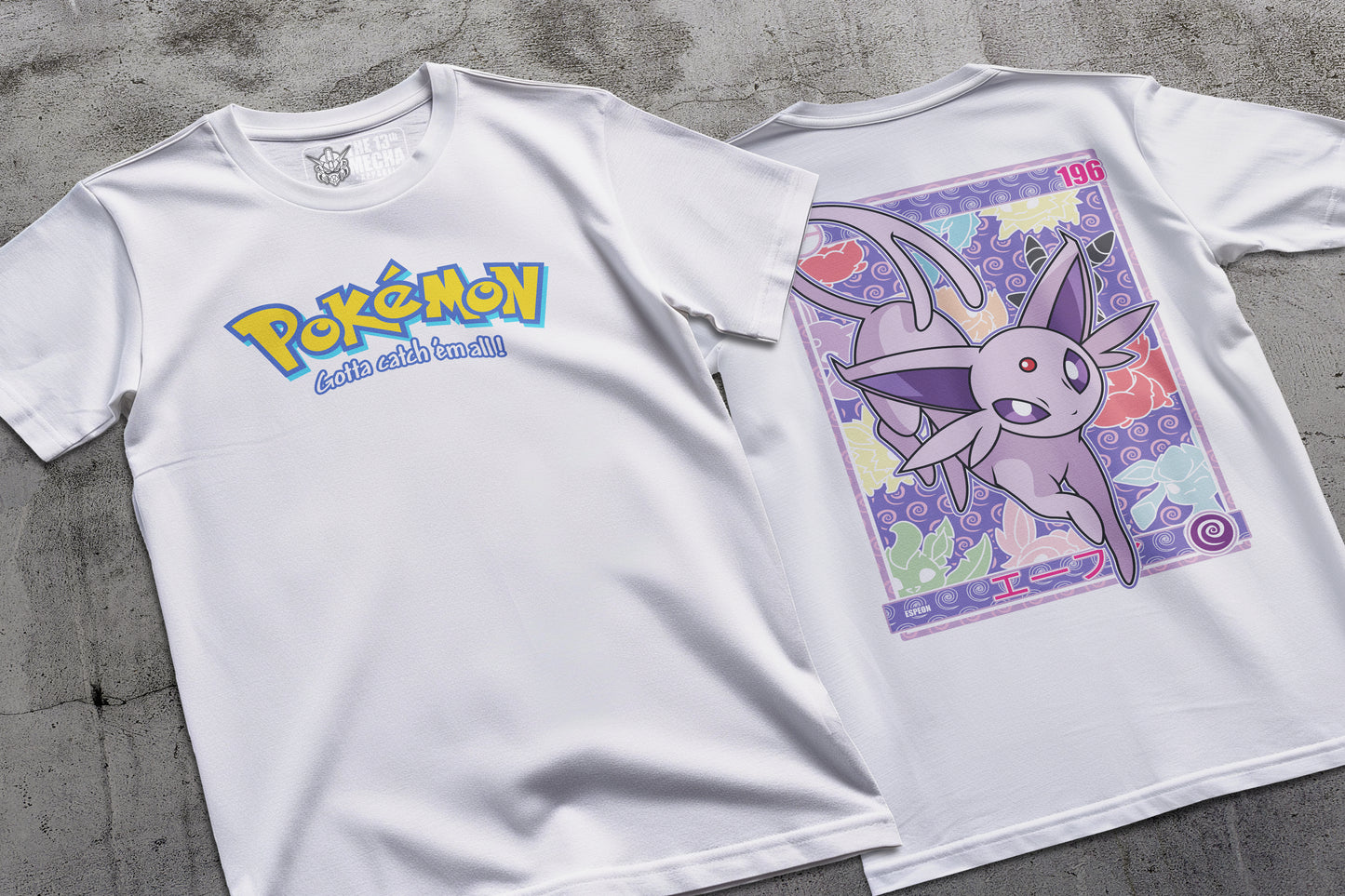 Pokemon - Espeon 01 Premium Anime Design, High Quality DTF Print, 100% Cotton Shirt