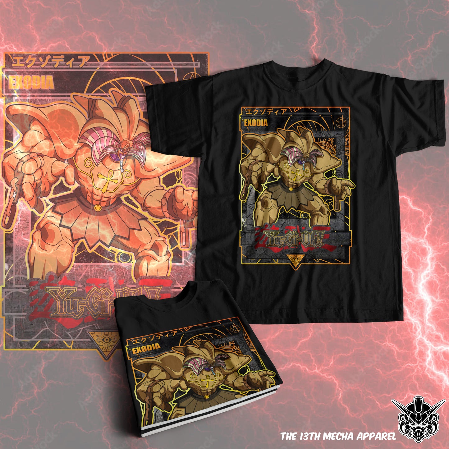 Yu-Gi-Oh! - Exodia 01 Premium Anime Design, High Quality DTF Print, 100% Cotton Shirt