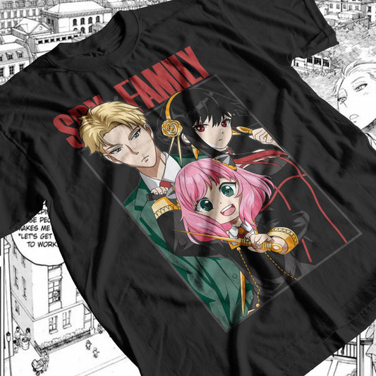Spy x Family - FAM Premium Anime Design, High Quality DTF Print, 100% Cotton Shirt