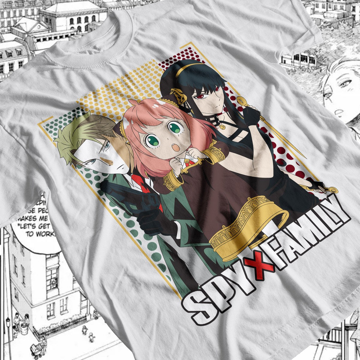 Spy x Family - FAM Premium Anime Design, High Quality DTF Print, 100% Cotton Shirt