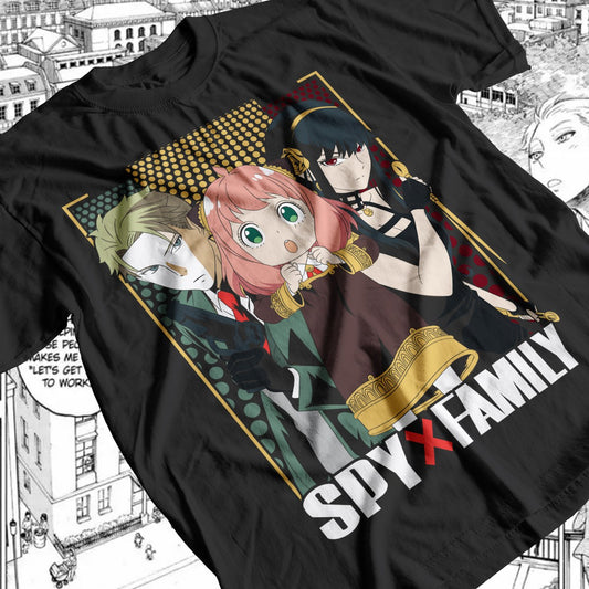 Spy x Family - FAM Premium Anime Design, High Quality DTF Print, 100% Cotton Shirt