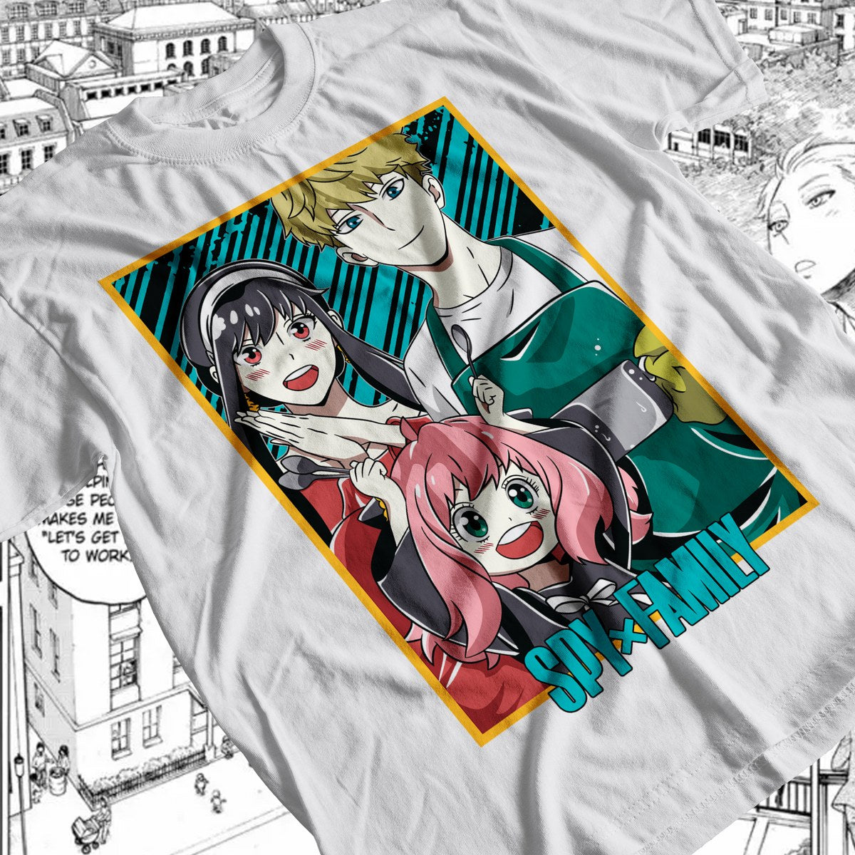 Spy x Family - FAM 03 Premium Anime Design, High Quality DTF Print, 100% Cotton Shirt