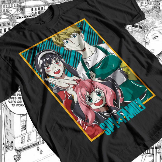 Spy x Family - FAM 03 Premium Anime Design, High Quality DTF Print, 100% Cotton Shirt