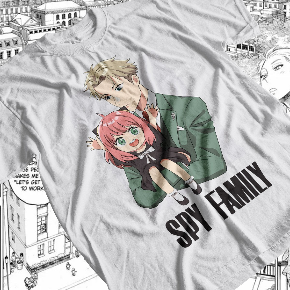 Spy x Family - FAM 05 Premium Anime Design, High Quality DTF Print, 100% Cotton Shirt