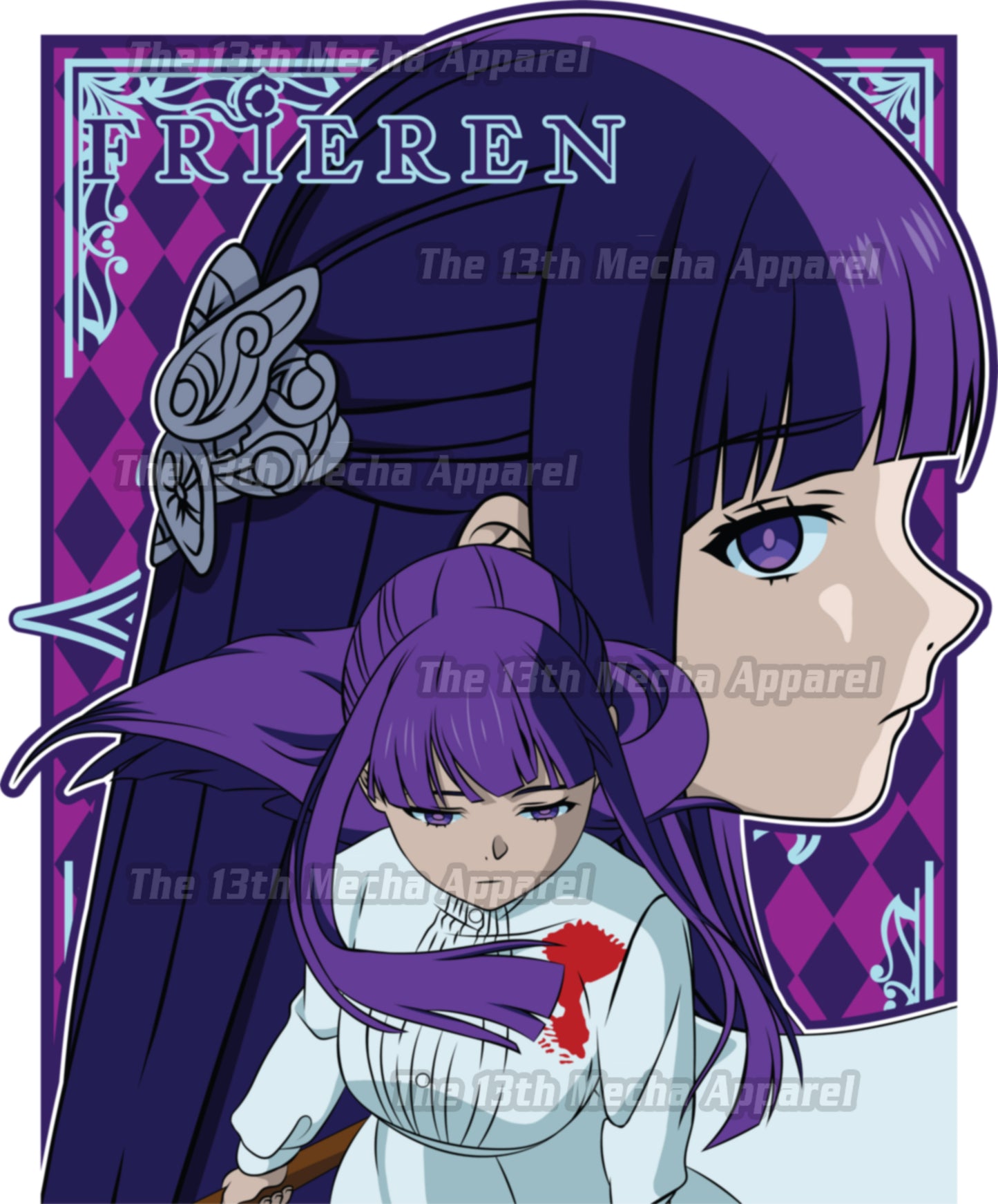Freiren- Fern 02 Premium Anime Design, High Quality DTF Print, 100% Cotton Shirt