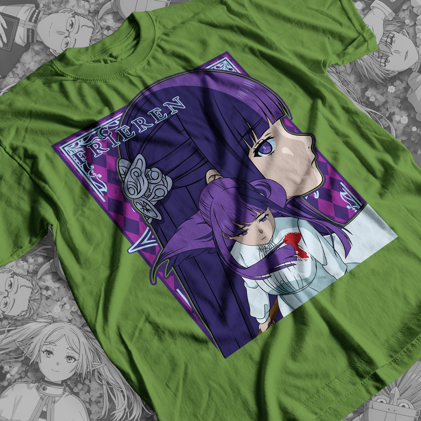 Freiren- Fern 02 Premium Anime Design, High Quality DTF Print, 100% Cotton Shirt