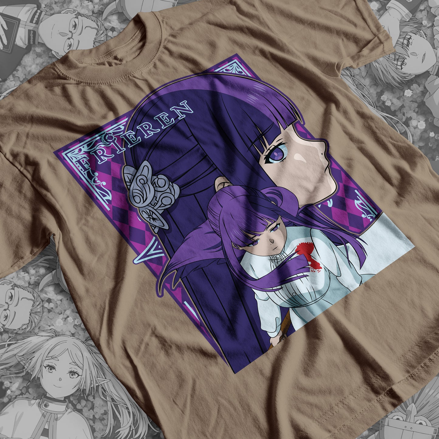 Freiren- Fern 02 Premium Anime Design, High Quality DTF Print, 100% Cotton Shirt