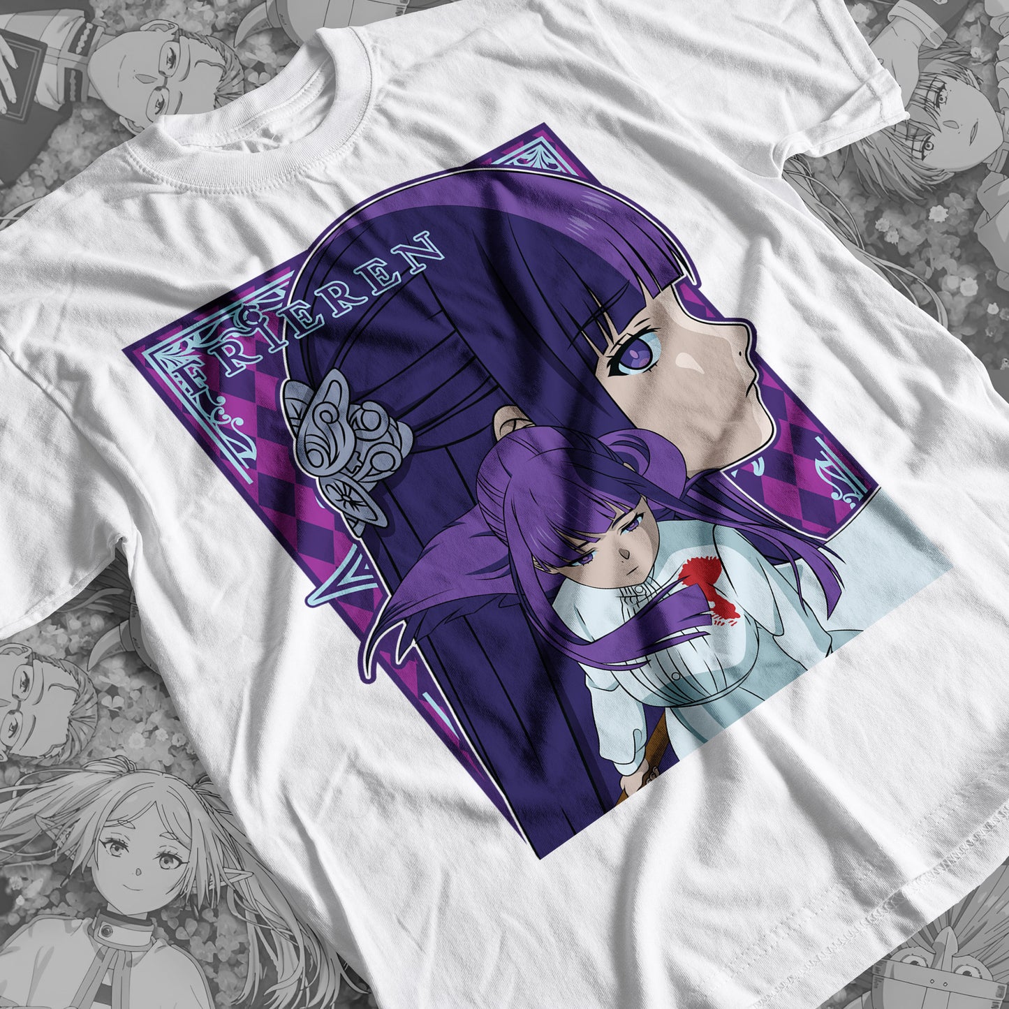Freiren- Fern 02 Premium Anime Design, High Quality DTF Print, 100% Cotton Shirt