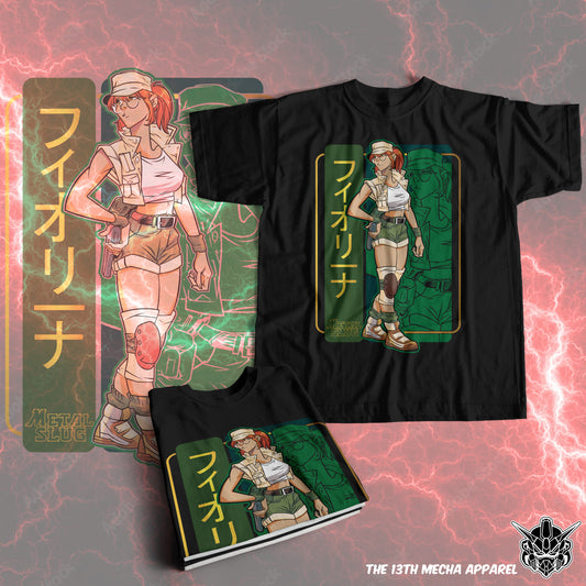 Metal Slug - Fio Premium Anime Design, High Quality DTF Print, 100% Cotton Shirt