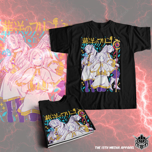 Frieren 01 Premium Anime Design, High Quality DTF Print, 100% Cotton Shirt