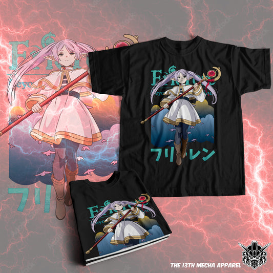 Frieren 02  Premium Anime Design, High Quality DTF Print, 100% Cotton Shirt