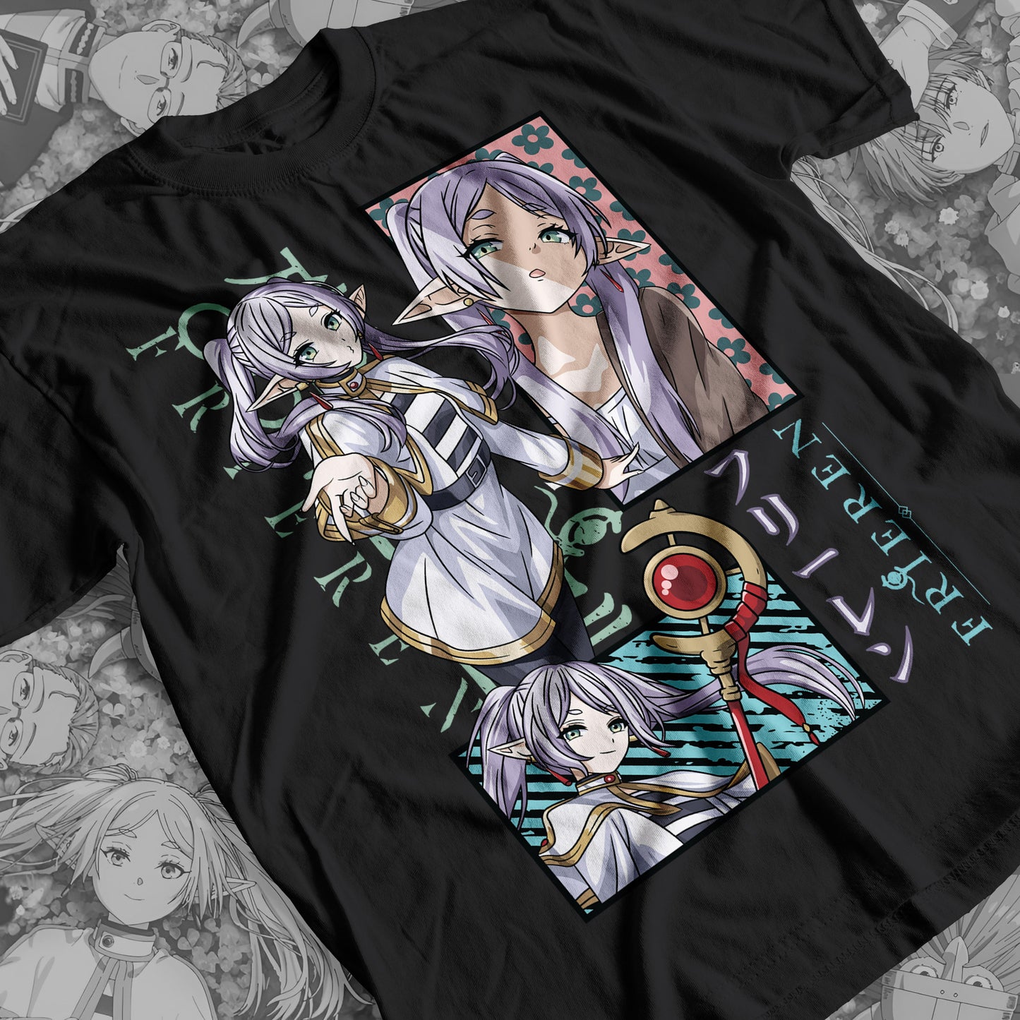 Frieren 04  Premium Anime Design, High Quality DTF Print, 100% Cotton Shirt