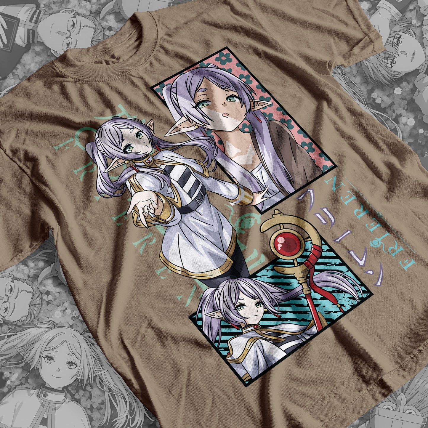 Frieren 04  Premium Anime Design, High Quality DTF Print, 100% Cotton Shirt