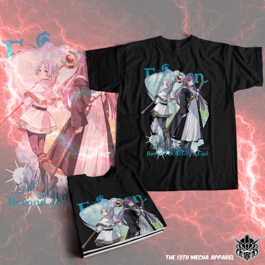 Frieren - Frieren and Fern Premium Anime Design, High Quality DTF Print, 100% Cotton Shirt