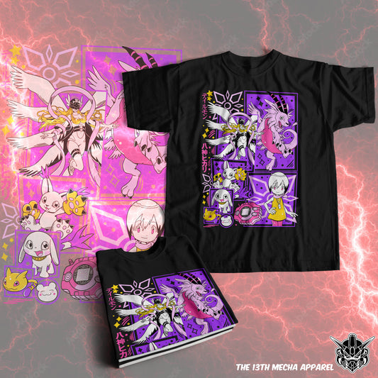 Digimon: Gatomon 01 Premium Anime Design, High Quality DTF Print, 100% Cotton Shirt