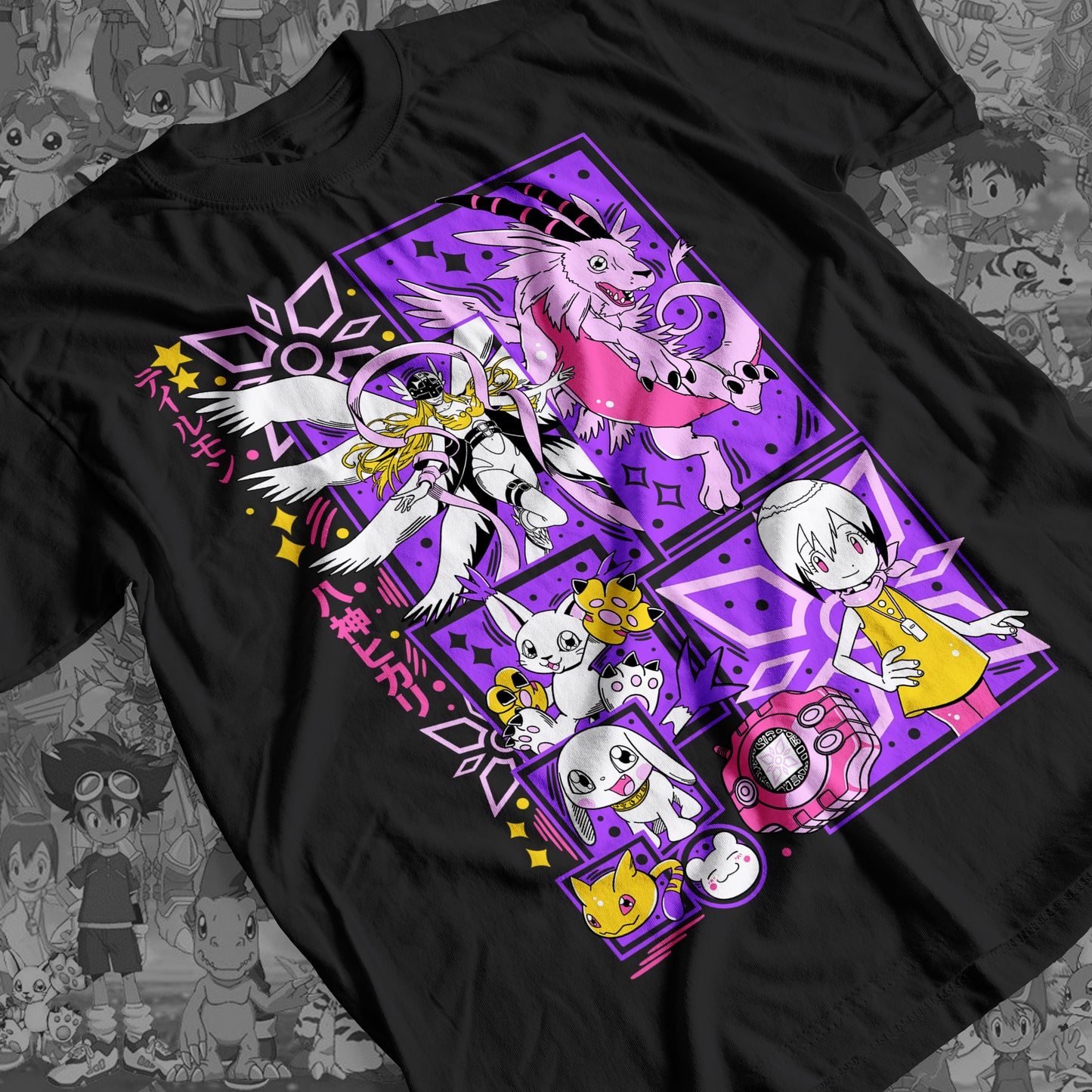 Digimon: Gatomon 01 Premium Anime Design, High Quality DTF Print, 100% Cotton Shirt