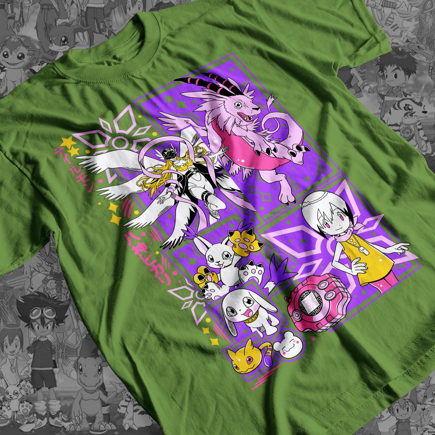 Digimon: Gatomon 01 Premium Anime Design, High Quality DTF Print, 100% Cotton Shirt