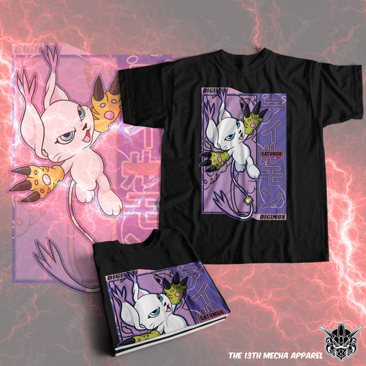 Digimon: Gatomon 02 Premium Anime Design, High Quality DTF Print, 100% Cotton Shirt