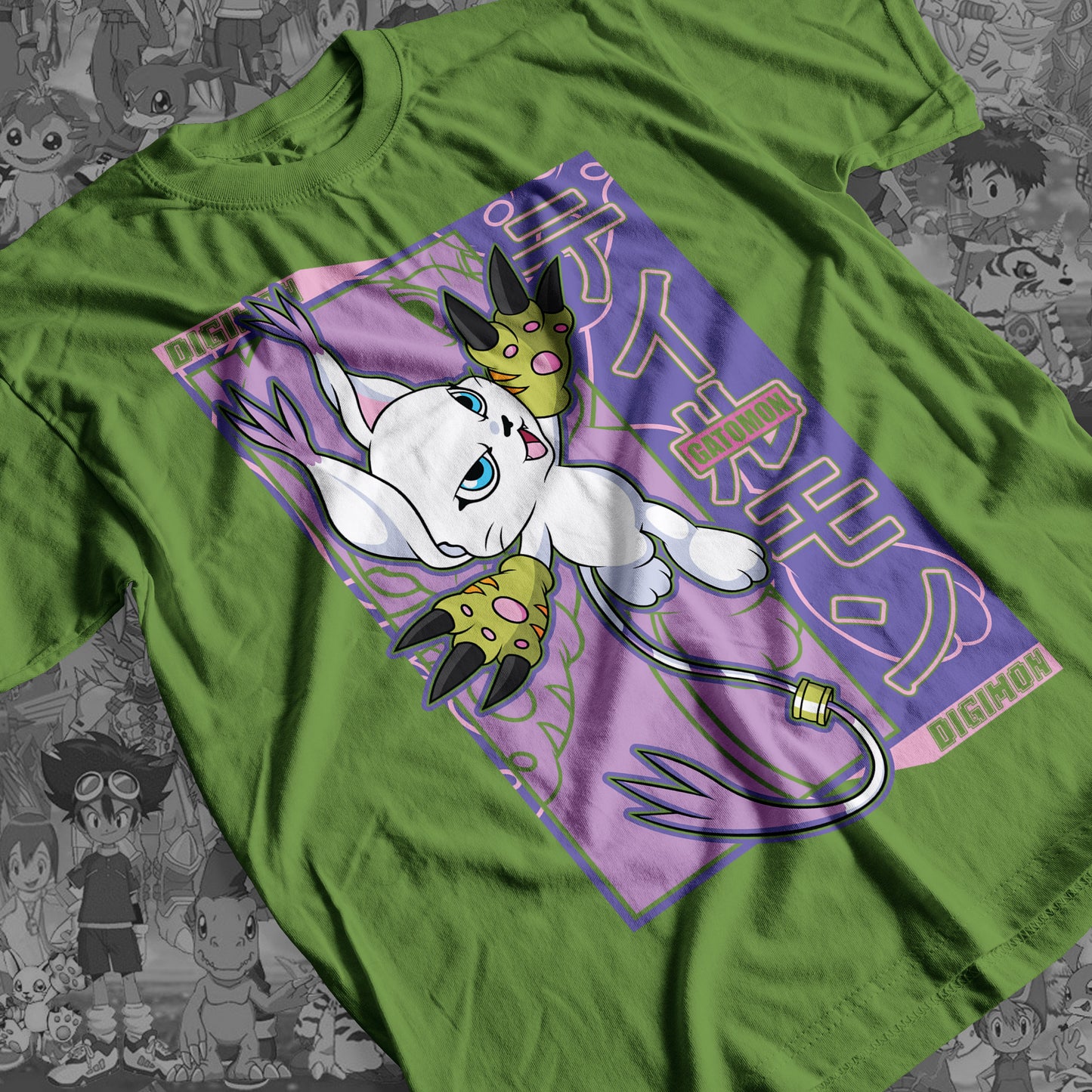 Digimon: Gatomon 02 Premium Anime Design, High Quality DTF Print, 100% Cotton Shirt
